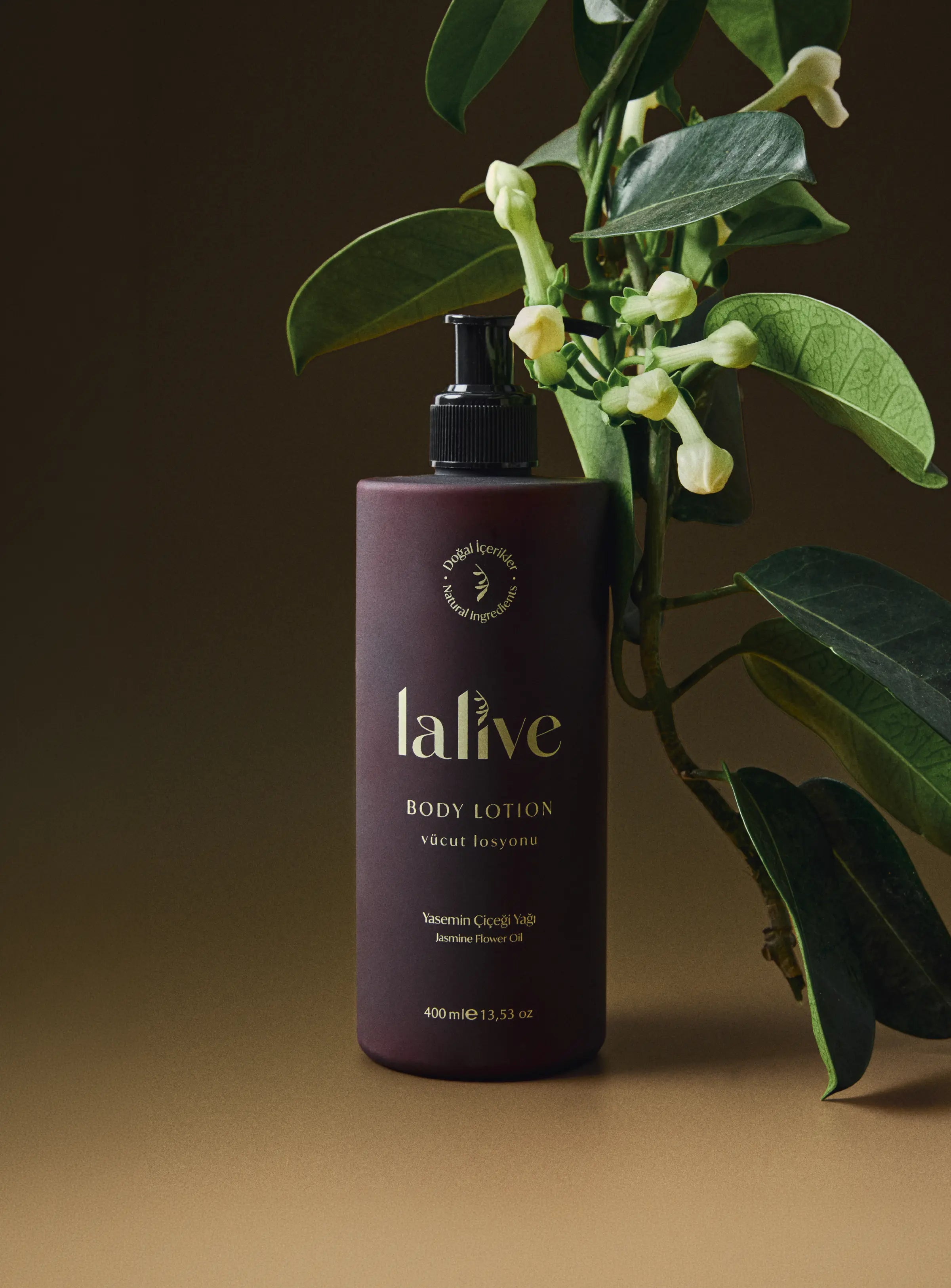 Lalive Doğal Vücut Losyonu – Yasemin Çiçeği Yağı 1